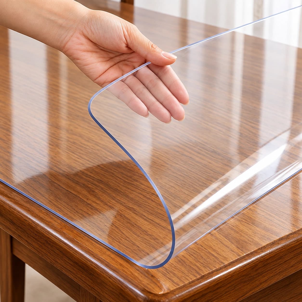 Crystal Clear Custom Table Glass Mat